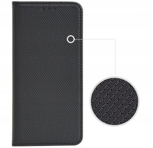 Etui z klapką do Samsung Galaxy S10 Zamykane Czarne Futerał + Folia 7