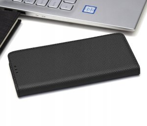 Etui MAGNET do Realme 14T 5G Zamykane Czarne Futerał + Szkło 9H 6