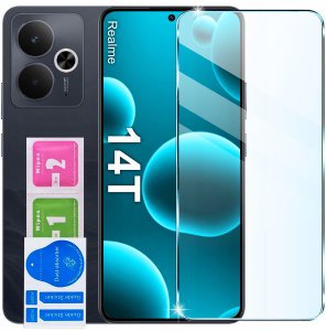 Etui MAGNET do Realme 14T 5G Zamykane Czarne Futerał + Szkło 9H 10