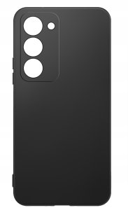 krainaGSM Etui Czarny Matowy Silikon Slim do Oppo A5 4G | A5 5G + SZKŁO 9H 7