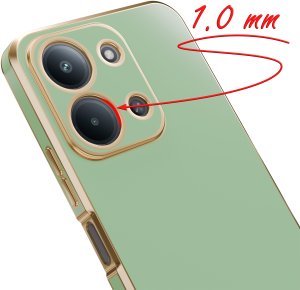 Etui do Xiaomi Redmi 15C 5G CASE ELEGANCKIE GLAMOUR SLIM + Szkło 9H 6