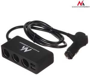 Ładowarka Maclean TRÓJNIK ROZDZIELACZ ZAPALNICZKI 12-24V KABEL USB-C 104