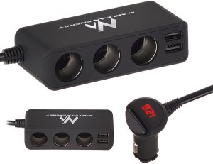 Ładowarka Maclean TRÓJNIK ROZDZIELACZ ZAPALNICZKI 12-24V KABEL USB-C 109