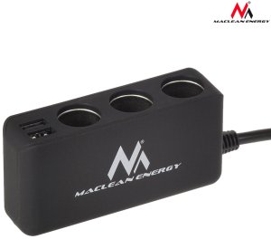 Ładowarka Maclean TRÓJNIK ROZDZIELACZ ZAPALNICZKI 12-24V KABEL USB-C 137