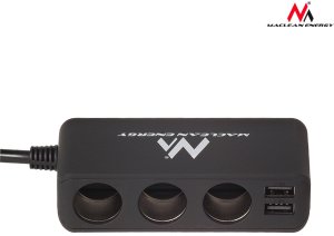 Ładowarka Maclean TRÓJNIK ROZDZIELACZ ZAPALNICZKI 12-24V KABEL USB-C 152