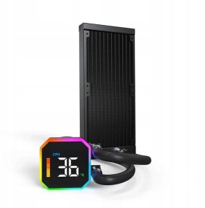 Chłodzenie wodne Montech HyperFlow Digital 240 Black zestaw AIO 2