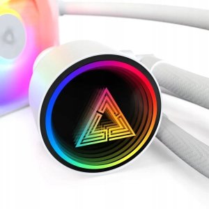 Chłodzenie wodne Montech LightFlow ARGB 240 White zestaw AIO 5