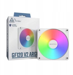 Wentylator Montech Wentylator GF120 V2 ARGB PWM White 120mm 3