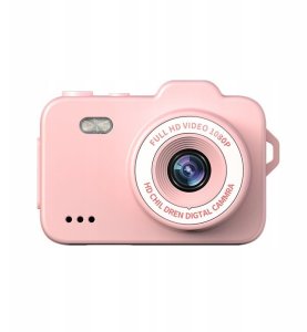 Aparat cyfrowy Xrec Mini Aparat Cyfrowy X8 12mp Video 1080p Lcd 0,96" Wisiorek Breloczek / Różowy Łososiowy 11