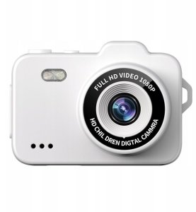 Aparat cyfrowy Xrec Mini Aparat Cyfrowy X8 12mp Video 1080p Lcd 0,96" Wisiorek Breloczek / X8 Biały 10