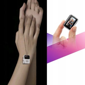 Aparat cyfrowy Xrec Mini Aparat Cyfrowy X3 2mp Video Lcd 0,96 Wisiorek breloczek zawieszka / X3 Czarny 5