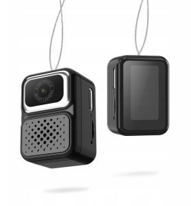 Aparat cyfrowy Xrec Mini Aparat Cyfrowy X3 2mp Video Lcd 0,96 Wisiorek breloczek zawieszka / X3 Czarny 9