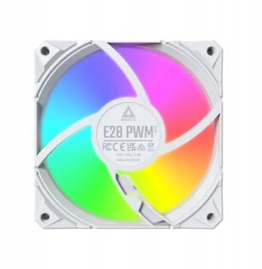 Wentylator Montech Wentylator E28 ARGB PWM White 120mm 5