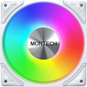 Wentylator Montech Metal Pro 12 ARGB PWM 120mm Biały (METAL PRO 12 ARGB PWM (W)) 2