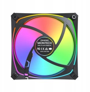 Wentylator Montech Wentylator RX120 Pro ARGB PWM Reverse Black 120mm 5