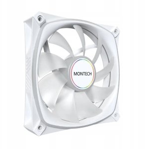 Wentylator Montech Zestaw wentylatorów AX120 Pro PWM White 120mm (3-pak) 3