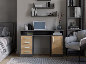 Biurko Dąb Artisan 125 cm x 55 cm 4