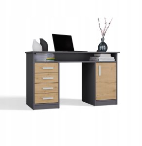 Biurko Dąb Artisan 125 cm x 55 cm 6