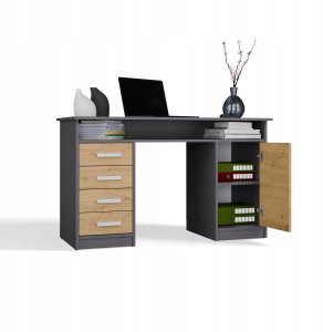 Biurko Dąb Artisan 125 cm x 55 cm 8