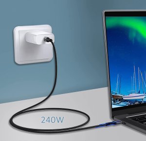 Kabel USB Reagle USB-C - USB-C 5 m Czarny 2