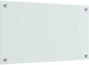 Płyta grzewcza vidaXL Przód kuchenny 2 pcs Biały 70 x 40 cm szkło hartowane 6