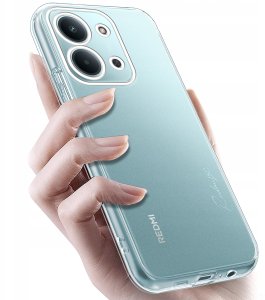 krainaGSM Etui Bezbarwne do Xiaomi Redmi 15C WZMACNIANE CLEAR CASE 2MM + Szkło 9H 4