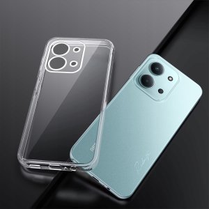 krainaGSM Etui Bezbarwne do Xiaomi Redmi 15C WZMACNIANE CLEAR CASE 2MM + Szkło 9H 7