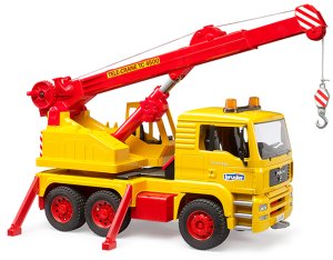Bruder MAN TGA crane truck, toy vehicle 3