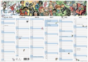 Mayland-Burde Kalendarz ścienny Otto Dickmeiss A3 2026 2