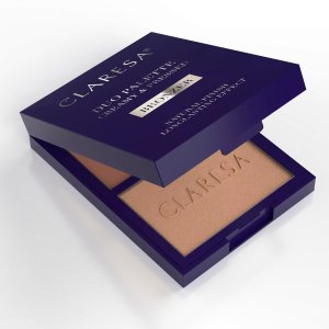 Makeup Revolution CLARESA_Duo Palette Creamy & Pressed bronzer paleta do konturowania kremowo-pudrowa 02 Sun Tropez 8,5g 2