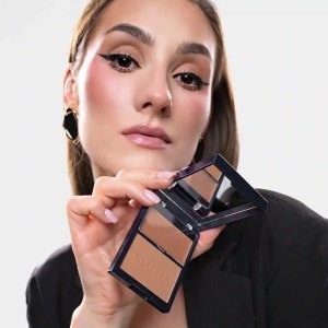 Makeup Revolution CLARESA_Duo Palette Creamy & Pressed bronzer contouring palette 01 More Sculpted 8,5g 3