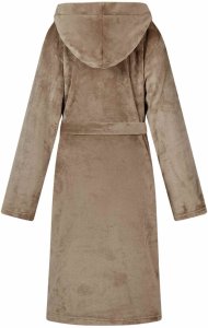 vidaXL Szlafrok z kapturem Camel xl flanelowy 4