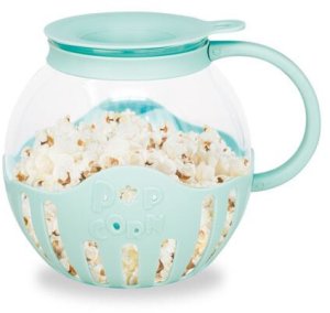 Maszynka do popcornu Jocca Naczynie do robienia popcornu do mikrofalówek 2423 kolor turkusowy 2