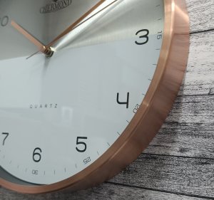 Chermond Zegar ścienny 1815.002 miedziany metalowy 30,5 cm 5