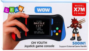 Konsola Przenośna Elektroniczna X7M 500 Gier Tryb Dwóch Graczy 3,5 Cala 7