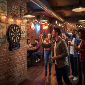 Tarcza do darta 27 trybów gry Cybermatch 2