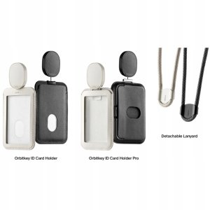 Orbitkey ID Card Holder with lanyard, black 5