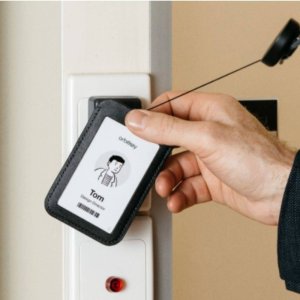 Orbitkey ID Card Holder with lanyard, black 6