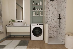 Pralko-suszarka Candy Pralka z funkcją suszenia ProWash ampDry 300, GWD 474SB7-S, 7 kg/ 4 kg 6