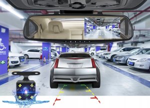 Rejestrator Jazdy Kamera Cofania Lusterko Full Hd 14