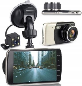 REJESTRATOR JAZDY KAMERA FULL HD PRZÓD TYŁ COFANIA WIDEOREJESTRATOR WIDEO 2