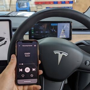 MONITOR SAMOCHODOWY 10" CARPLAY ANDROID AUTO + KAMERA COFANIA + 2 UCHWYTY 9