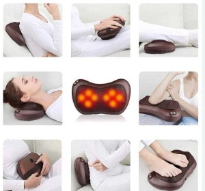Masażer Vitolog QIKtech Poduszka masażowa masażer Shiatsu M02 (brązowy) 2