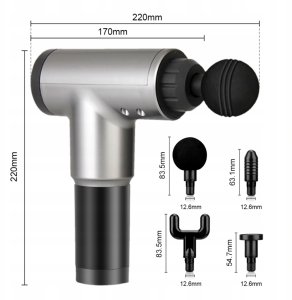 Pistolet Do Masażu Masażer Wibracyjny Massage Gun 9