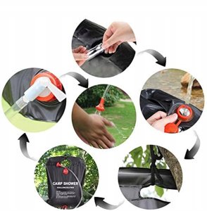 Prysznic Turystyczny Solarny Polowy Kempingowy 20L 9