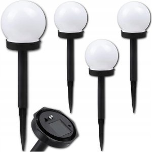 Ultimar Lampa Solar Led Lampka ogrodowa Kula 10 Cm 11