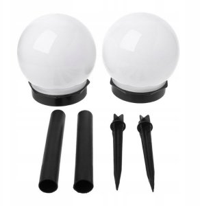 Ultimar Lampa Solar Led Lampka ogrodowa Kula 10 Cm 2