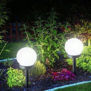 Ultimar Lampa Solar Led Lampka ogrodowa Kula 10 Cm 9