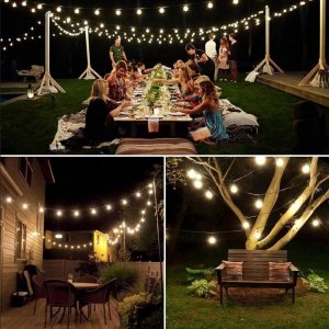 Girlanda Solarna Lampki Ogrodowe Łańcuch 40 Led 4