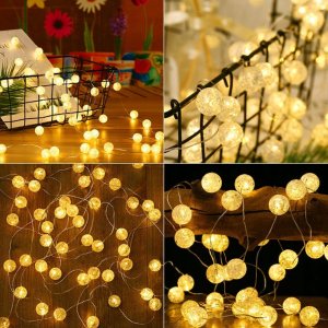 Girlanda Solarna Lampki Ogrodowe Łańcuch 40 Led 5